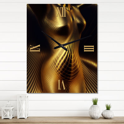 Horloge murale femme surdimensionnée Futuristic Sensuality