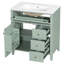 Meuble-lavabo autoportant de 30 po avec lavabo et rangement multifonctionnel-133488896-133488900