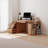 Solid wood height-adjustable pine desk