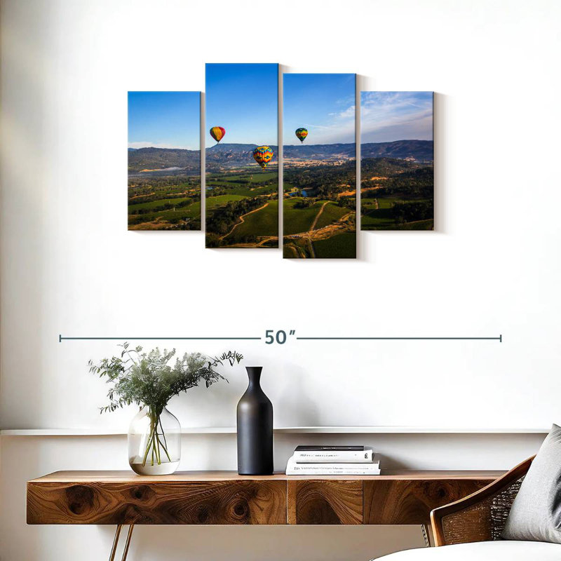 Montgolfières Alvord Napa Valley, H 22 po x l 36 po