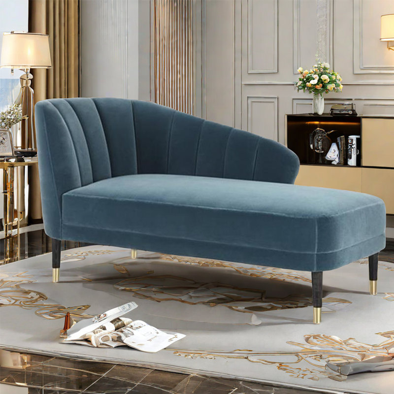 Calev Upholstered Chaise Lounge, Left-Arm Chaise
