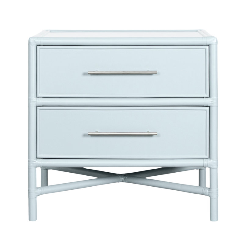 Venice 2 - Drawer Nightstand, Light Blue