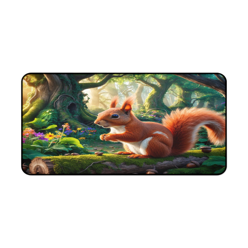Polyester Desk Pad, 14.4x12.1