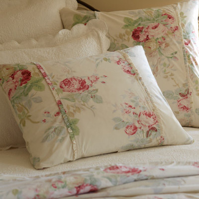 Shore Rose Cream Sham