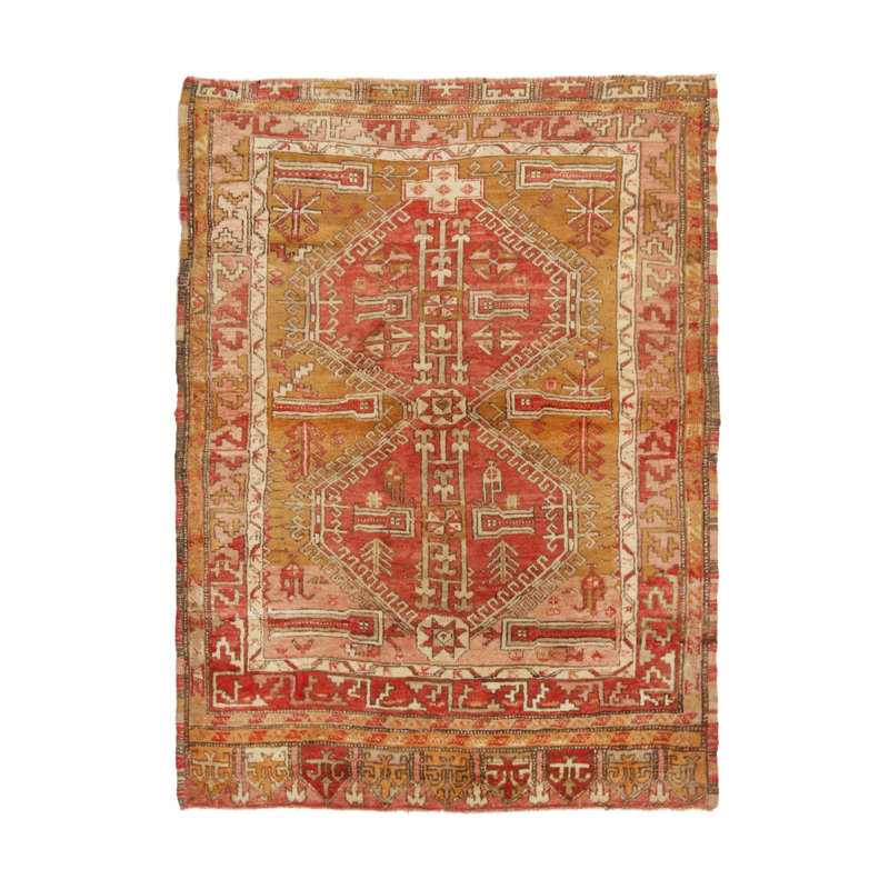 One-of-a-Kind 4'3" X 5'10" Hand Knotted Area Rug