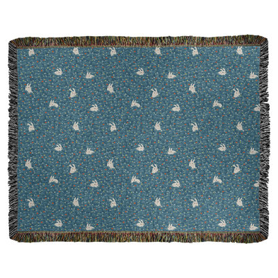Couverture en coton tissé Katelyn Elizabeth