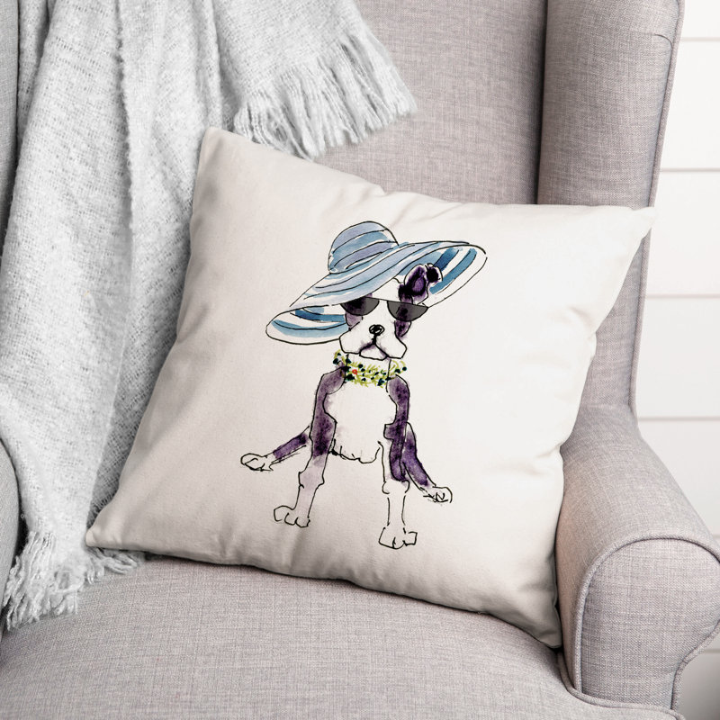 Housse et insert de coussin mignon, H 20 po x l 20 po