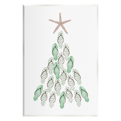 "Flip Flop Beachy Christmas Tree" par Ziwei Li, impression