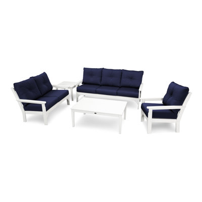 Vineyard 5 Piece Deep Seating Set