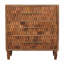 Commode Arno en bois massif – Teck, marron, 3 tiroirs