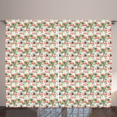 Semi Sheer Curtain Pair