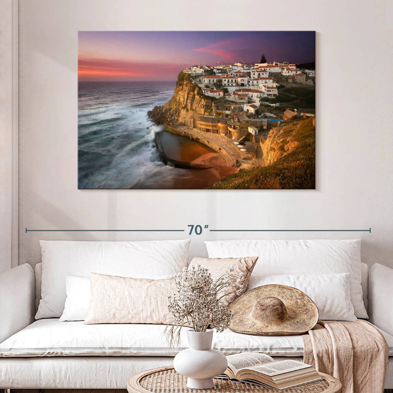 Azenhas Do Mar Coast, 32" H x 48" W