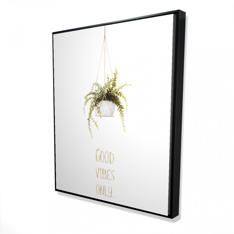 Good Vibes Only Print On Canvas