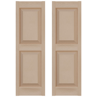 Builders Edge, deux panneaux égaux standards, volet à panneau surélevé simple