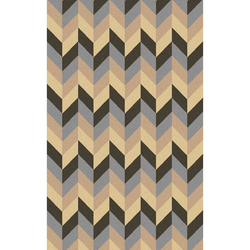 Crisman Wool Geometric Indoor Rug, Rectangle 2' x 3'
