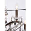 Lustre en forme de globe unique à 25 lumières avec détails en cristal Svante-22859137-22859134