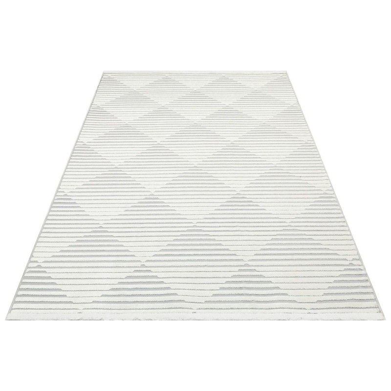 Truckee Geometric Recycled P.E.T Indoor / Outdoor Area Rug, Rectangle 160 x 220cm