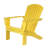 Pankow Cedar Outdoor Adirondack Chair With Table-1442542348