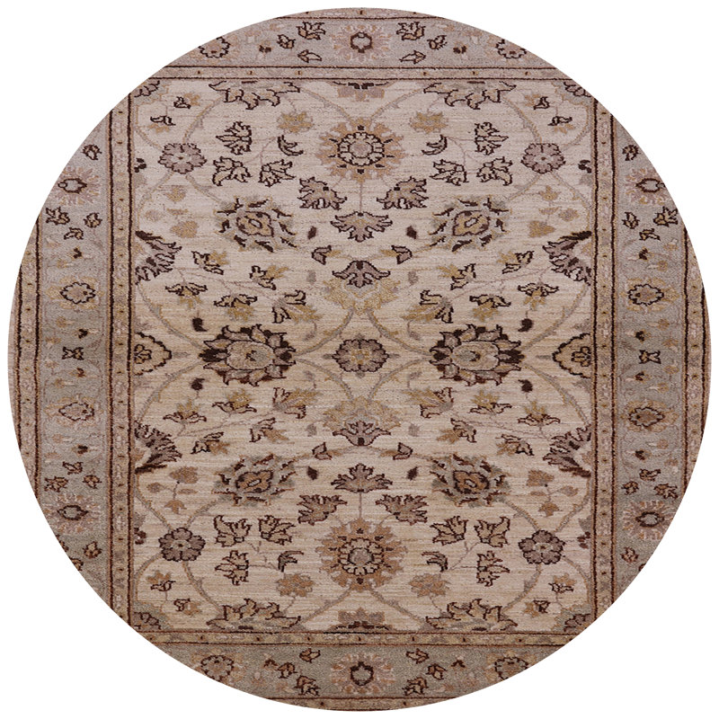 Picadilly Oriental Indoor Rug, Round 4'