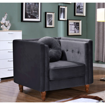 Everhart Velvet Armchair