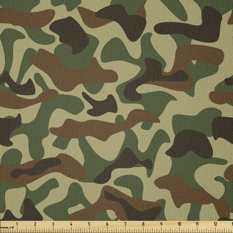 Tissu de camouflage par The Yard, conception uniforme d'escouade avec motif de camouflage de chasse aux couleurs vives