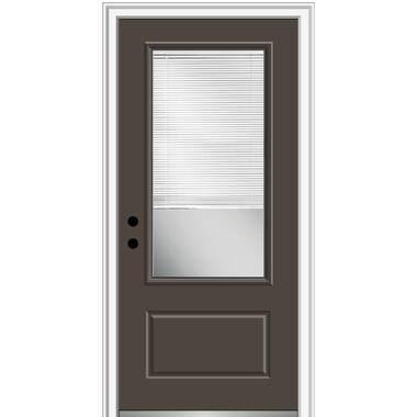 Verona Home Design 80'' x 36'' Steel Front Entry Doors