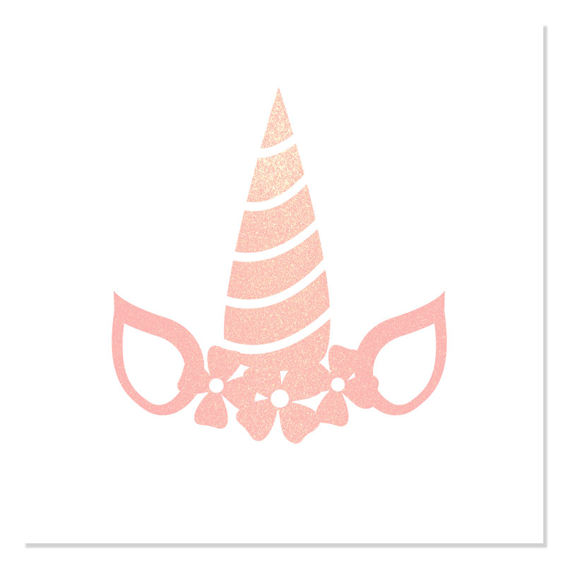 Be a Unicorn Be the Unicorn 3 Paper Print, 36" H x 36" W x 1" D