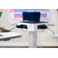 Store-N-Charge Luxpower Mobile AC and USB Tower Adjustable Tablet Charging Cart