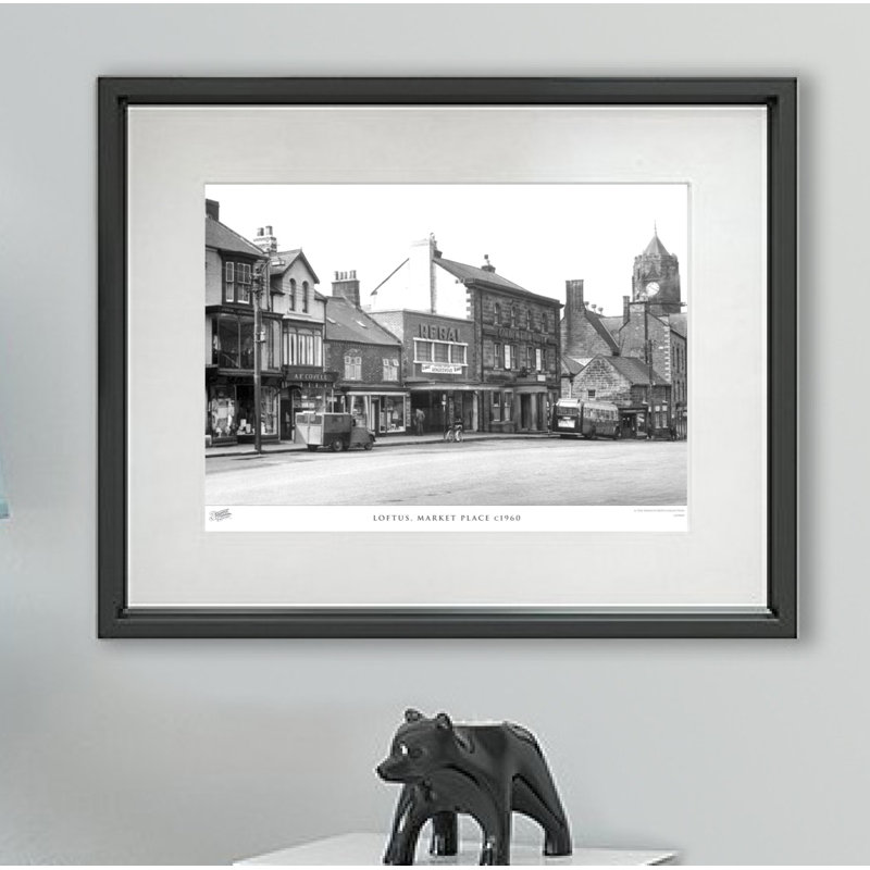 Loftus, Market Place C1960 - Single Picture Frame Print, 45cm H x 60cm W x 2.3cm D