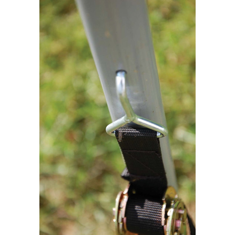 ShelterLogic Silver Steel Ratchet TITE Anchor Kit - 4 Pack