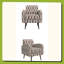Fauteuil d'appoint avec pieds en bois massif-210737215
