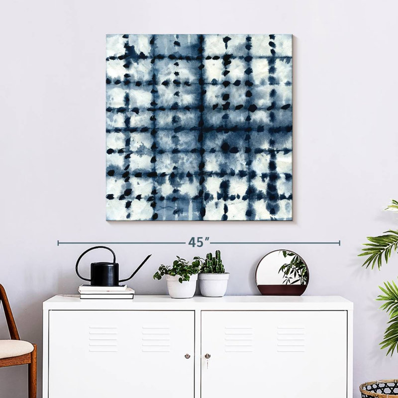 Shibori Patchwork, 30" H x 30" W