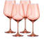 Ensemble de quatre verres à vin rouge