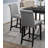 Counter Height 5Pc Dining Set Table And Chairs