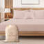 Drap-housse 100 % coton égyptien, 1000 fils/cm², poches profondes de 40 cm, taille simple, lavande-134020183-134020192