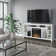 Shrader TV Stand for TVs up to 80" with Electric Fireplace Included