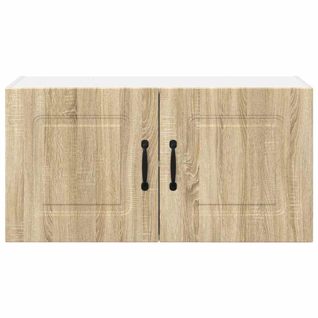Vidaxl Kitchen Wall Cabinet With Shelf Grey Sonoma 80 X 31 X 40 Cm