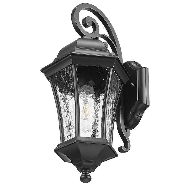 Lanterne murale d'extérieur 16,5 H Prestbury, Noir mat