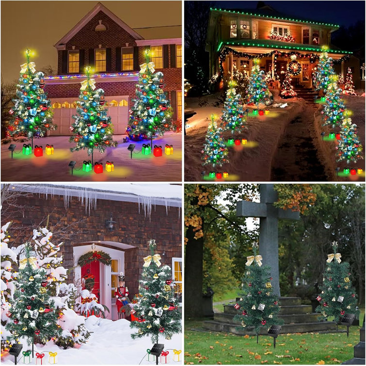 DIY Christmas Decorations 4pcs Hanging Christmas Tree Decor Christmas Gifts The Holiday Aisle