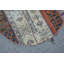 Tapis orange en laine, petits tapis de 3,1 pi x 3,1 pi, tapis de bain, tapis turc, tapis froids, tapis rétro, tapis en laine