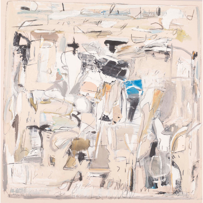 " Reassembling " Painting Print, 36" H  x 36" W