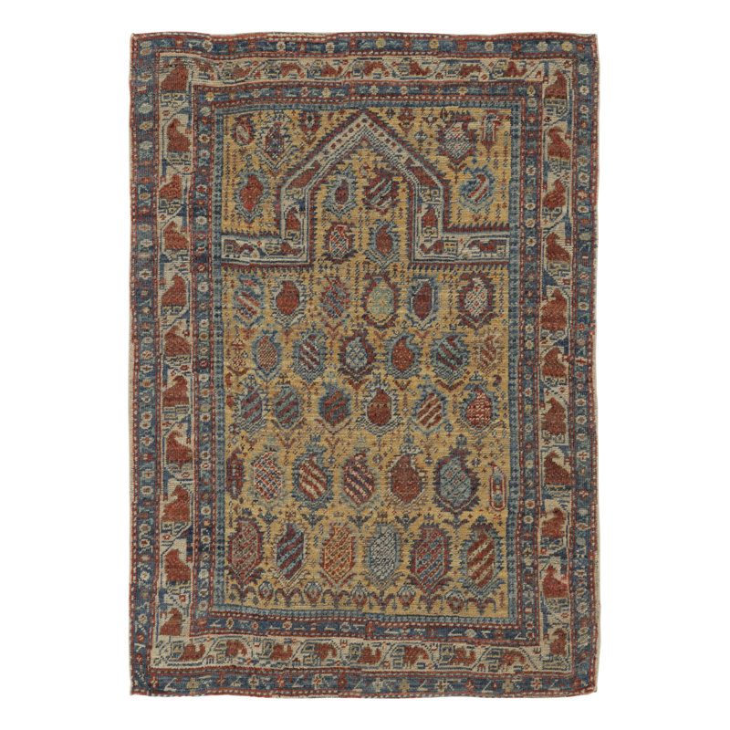 Burano One-of-a-Kind 3'8X5'2 Hand Knotted Area Rug