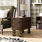 Solid Wood Accent End Table with Single Drawer-1901163956