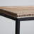 Farmhouse C Table Couch End Table Distressed Beaded Edge Tray Top Side Table-933928029