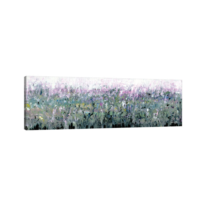 Misty Morning Meadow by Kathy Morton Stanion - Wrapped Canvas Panoramic Print, 121.92 cm H x 40.64 cm W x 1.91 cm D