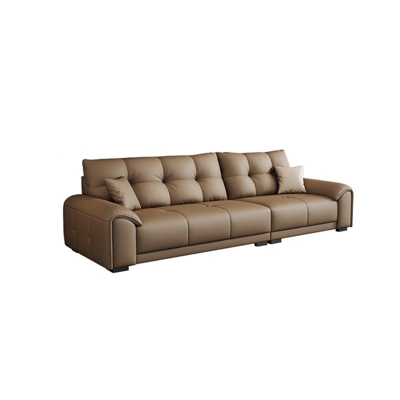 Italian simple straight sofa, 4, 35.43" H x 102.36" W x 37.4" D