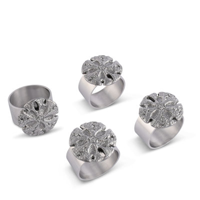 Sand Dollar Metal Napkin Ring