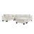 Sectional Sofa 111.8" U-Shaped Sofa Chenille Upholstered Sofa Couch With Movable Storage Ottoman For Living Room-1427598220