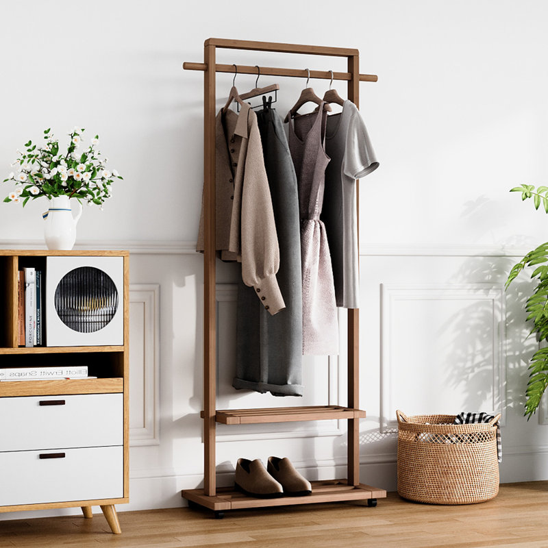65.5cm Rolling Clothing Rack