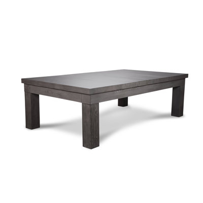 Alta 8' Slate Pool Table In Grey Marble With Dining Top And Professional Installation Included